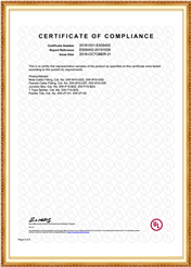 防水头UL--E509402-20191028-CertificateofCompliance--证书(0001)